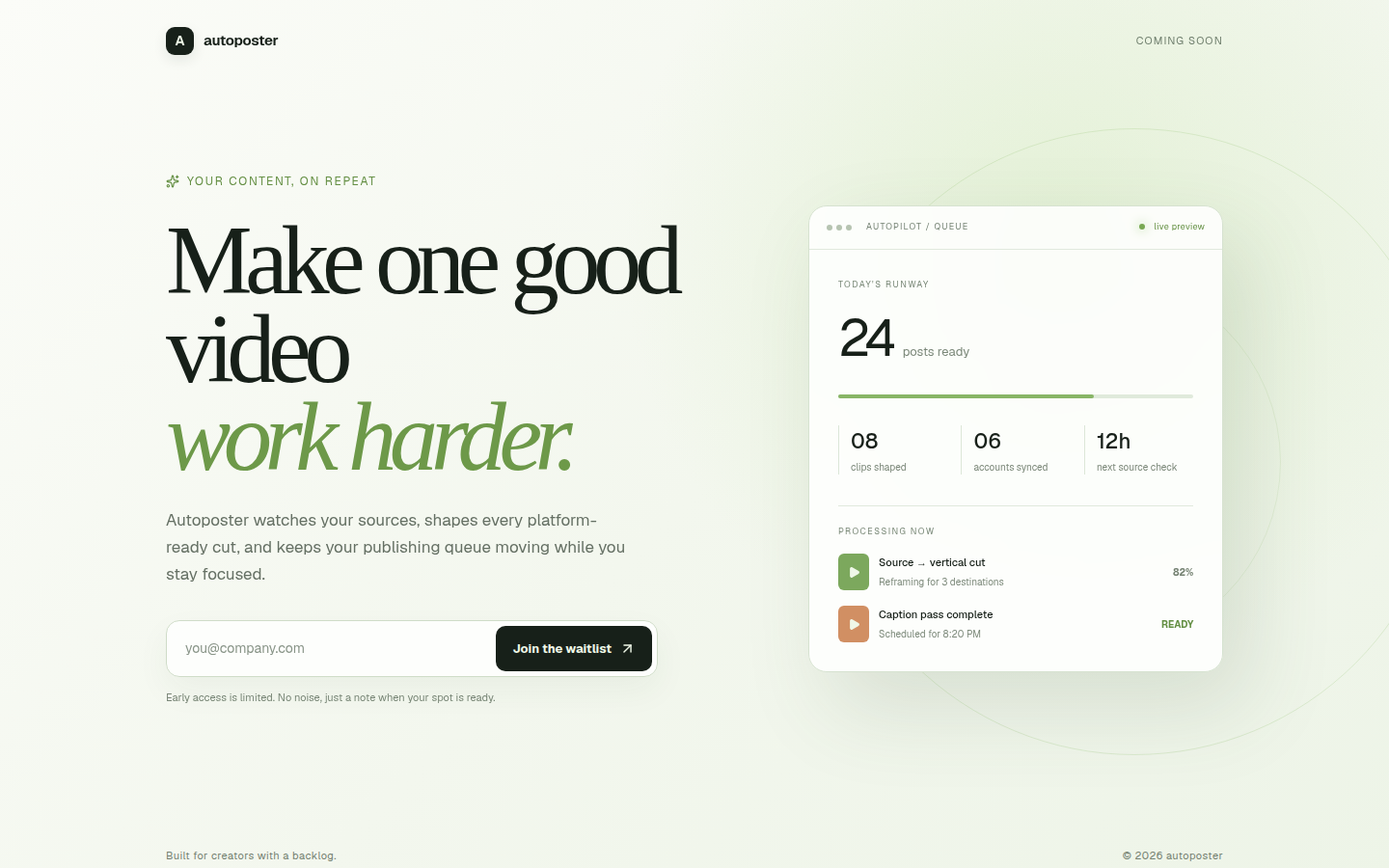 Autoposter preview